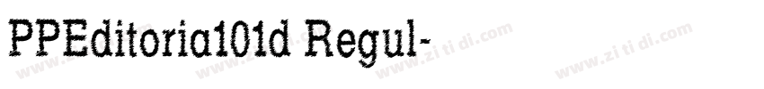 PPEditoria101d Regul字体转换